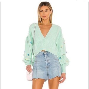 For Love & Lemons Sutton Cardigan sz XS
